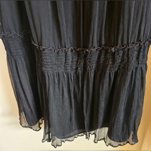 INC International Concepts 100% Black Maxi Skirt Women's 8 - Picture 2 of 5